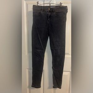 ann taylor loft black skinny jeans